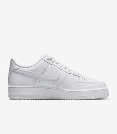 SCARPE NIKE AIR FORCE 1'07 BIANCO uomo - immagine 3