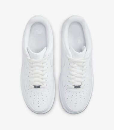SCARPE NIKE AIR FORCE 1'07 BIANCO uomo - immagine 4