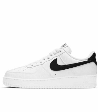 SCARPE NIKE AIR FORCE BIANCO NERO - immagine 1