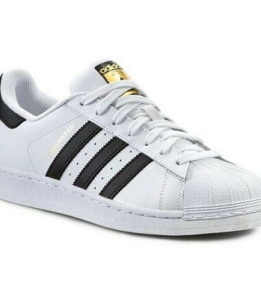 SCARPE ADIDAS SUPERSTAR J BIANCO NERO - immagine 1