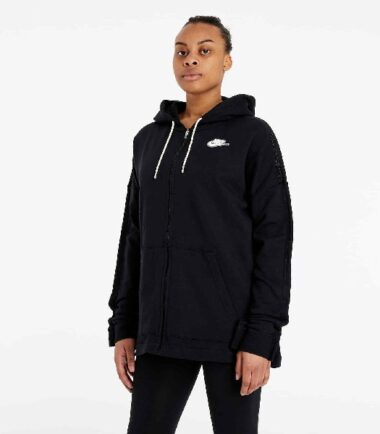 FELPA NIKE FULL ZIP CON CAPPUCCIO EARTH DAY DONNA - immagine 1