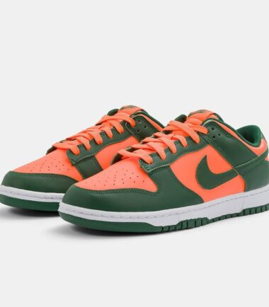 SCARPE NIKE DUNK LOW RETRO MIAMI HURRICANES - immagine 2
