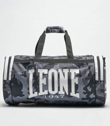 LEONE BORSONE DUFFLE BAG GREY CAMO - immagine 1