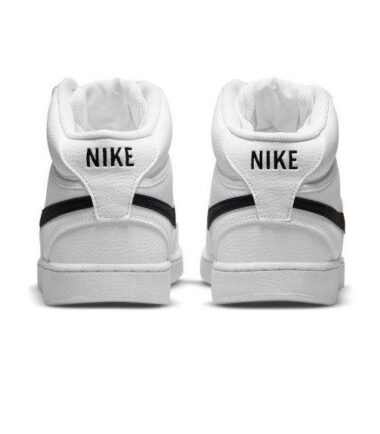 SCARPE NIKE COURT VISION MID NN BIANCO NERO - immagine 5