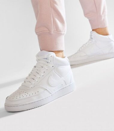 SCARPE NIKE COURT VISION MID NN BIANCO - immagine 3