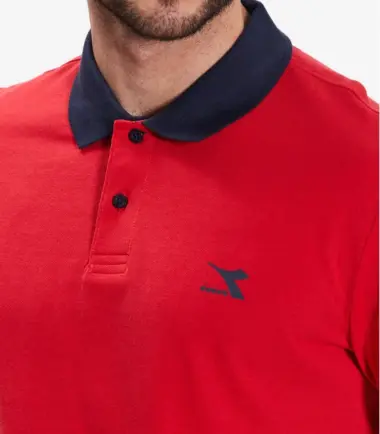 POLO DIADORA SS CORE RED - immagine 4