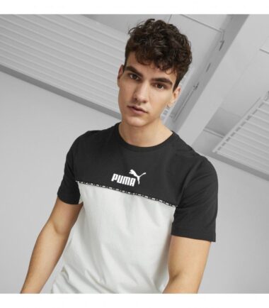 T-SHIRT PUMA ESS BLOCK TAPE TEE - immagine 3