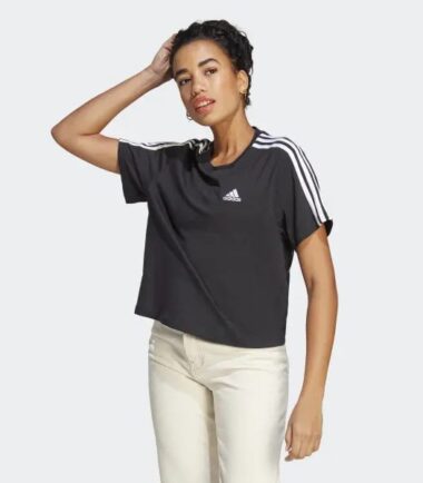 T-SHIRT ADIDAS W 3S CR TOP - immagine 1