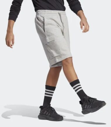 PANTALONCINO ADIDAS M SL FT C SHORT uomo garzato - immagine 3
