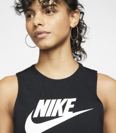 CANOTTA NIKE MUSCLE SPORTSWEAR BLACK - immagine 2