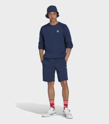 PANTALONCINO ADIDAS ESSENTIAL SHORT BLU - immagine 4