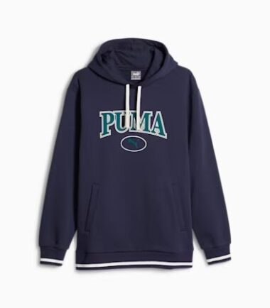FELPA PUMA SQUAD HOODIE BLU - immagine 1