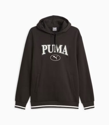 FELPA PUMA SQUAD HOODIE BLACK - immagine 1