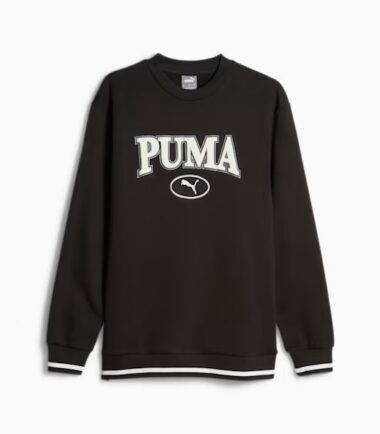 FELPA PUMA SQUAD CREW BLACK - immagine 1