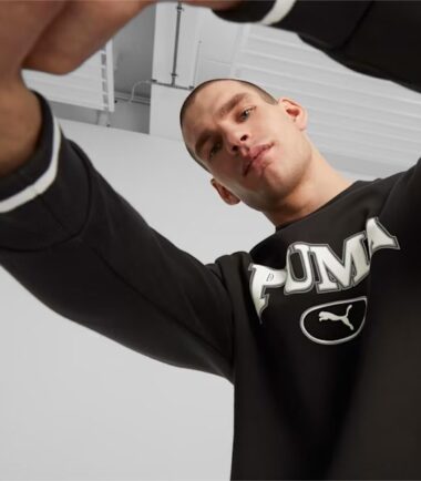 FELPA PUMA SQUAD CREW BLACK - immagine 6
