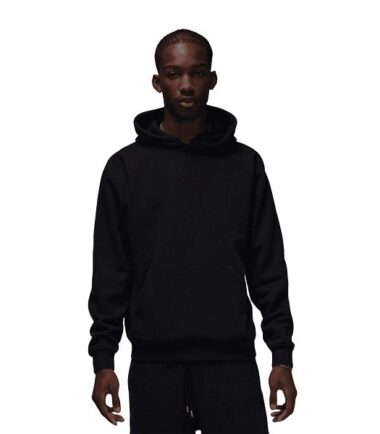FELPA JORDAN WORDMARK FLEECE BLACK - immagine 1