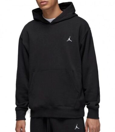 FELPA NIKE AIR JORDAN ESSENTIAL FLEECE BLACK - immagine 1