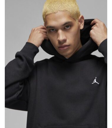 FELPA NIKE AIR JORDAN ESSENTIAL FLEECE BLACK - immagine 2
