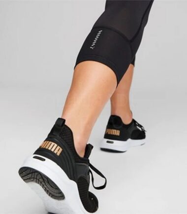 LEGGINGS PUMA RUN FAVORITE BLACK DONNA 3/4 - immagine 3