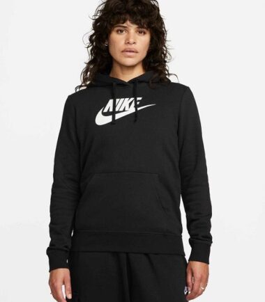 FELPA NIKE SPORTSWEAR BLACK SWOOSH WOMENS - immagine 1