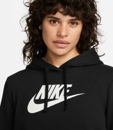 FELPA NIKE SPORTSWEAR BLACK SWOOSH WOMENS - immagine 2