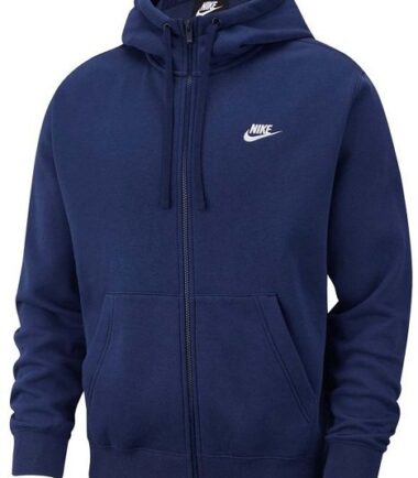 FELPA NIKE SPORTSWEAR FLEECE ZIP HOODIE BLUE - immagine 1