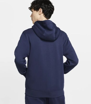 FELPA NIKE SPORTSWEAR FLEECE ZIP HOODIE BLUE - immagine 2