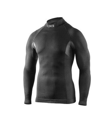 MAGLIA TERMICA OXYBURN UNDERWEAR ALPINE SHIRT LONG SLEEVE BLACK - immagine 1