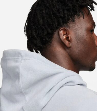 FELPA NIKE SPORTSWEAR FLEECE HOODED GREY - immagine 4