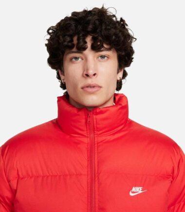 GIUBBOTTO NIKE SPORTSWEAR PUFFER JACKET THERMA-FIT RED uomo - immagine 4