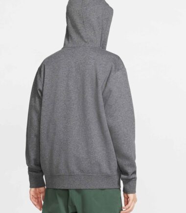 FELPA NIKE SPORTSWEAR GREY HOODIE FLEECE - immagine 3