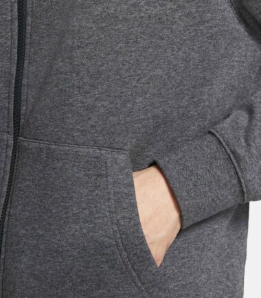FELPA NIKE SPORTSWEAR GREY HOODIE FLEECE - immagine 4