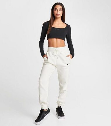 PANTALONE NIKE SPORTSWEAR PHOENIX WHITE DONNA - immagine 1