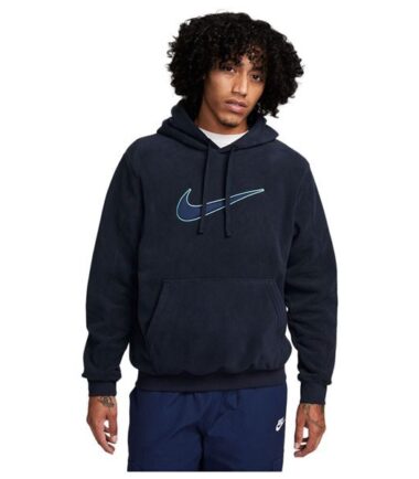 FELPA NIKE HOODED BLU FLEECE uomo - immagine 1