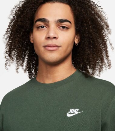 FELPA NIKE SPORTSWEAR HOODIE GREEN - immagine 3