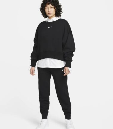 FELPA NIKE SPORTSWEAR PHOENIX WOMEN BLACK - immagine 2