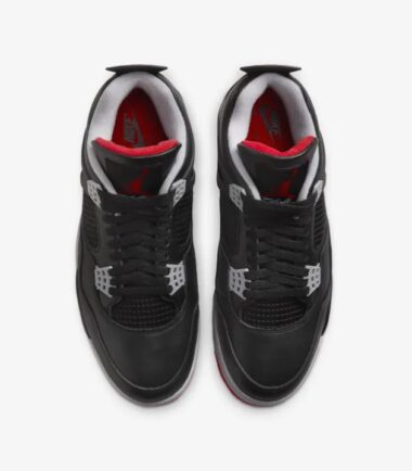 SCARPE NIKE JORDAN 4 RETRO "bred" - immagine 4