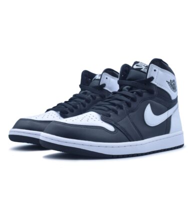 SCARPE NIKE AIR JORDAN 1 HIGH OG BLACK WHITE - immagine 3