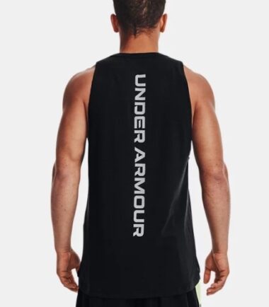 CANOTTA UNDER ARMOUR BASELINE COTTON TANK uomo - immagine 2