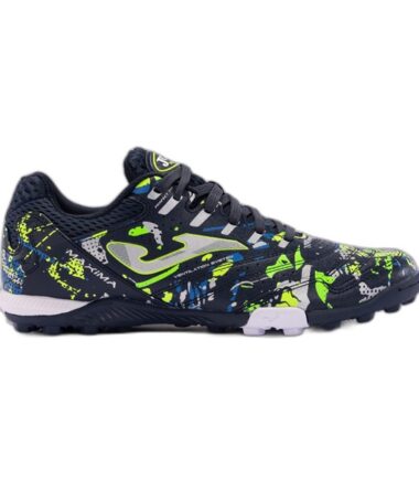 SCARPE JOMA CALCETTO MAXIMA 2433 NAVY LEMON FLUOR TURF - immagine 1