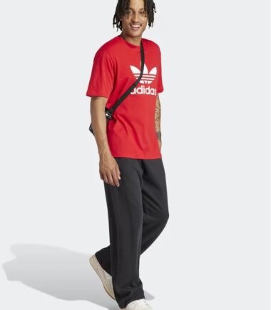 T-SHIRT ADIDAS TREFOIL RED TEE uomo - immagine 2