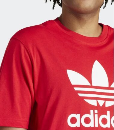 T-SHIRT ADIDAS TREFOIL RED TEE uomo - immagine 4