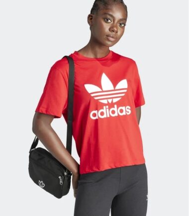 T-SHIRT ADIDAS ORIGINALS TREFOIL TEE BOXY donna - immagine 2