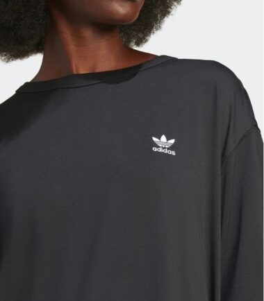 T-SHIRT ADIDAS ORIGINALS TREFOIL TEE BLACK - immagine 4