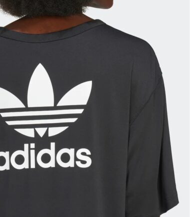 T-SHIRT ADIDAS ORIGINALS TREFOIL TEE BLACK - immagine 5