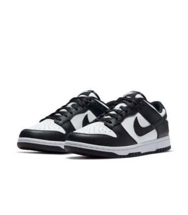 SCARPE NIKE DUNK LOW WHITE BLACK PANDA W - immagine 3