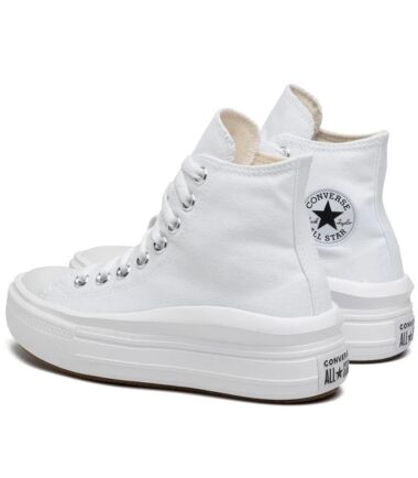 SCARPE CONVERSE CTAS MOVE HI WHITE DONNA - immagine 3