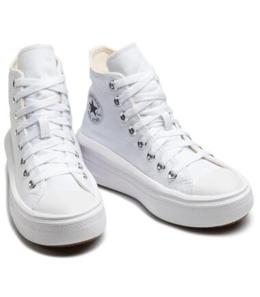 SCARPE CONVERSE CTAS MOVE HI WHITE DONNA - immagine 5