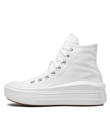 SCARPE CONVERSE CTAS MOVE HI WHITE DONNA - immagine 6