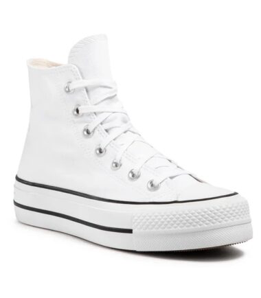 SCARPE CONVERSE PLATFOM BIANCO - immagine 2